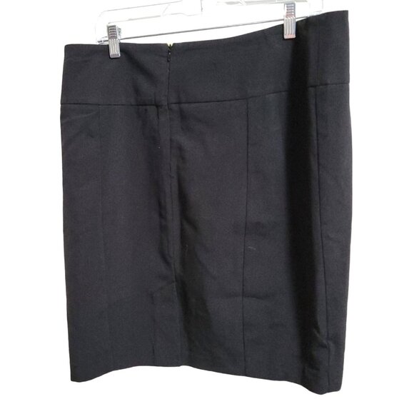 Simply Styled By Sears Black Fully Lined Essential Suiting Pencil Skirt Size 16 - Picture 3 of 10